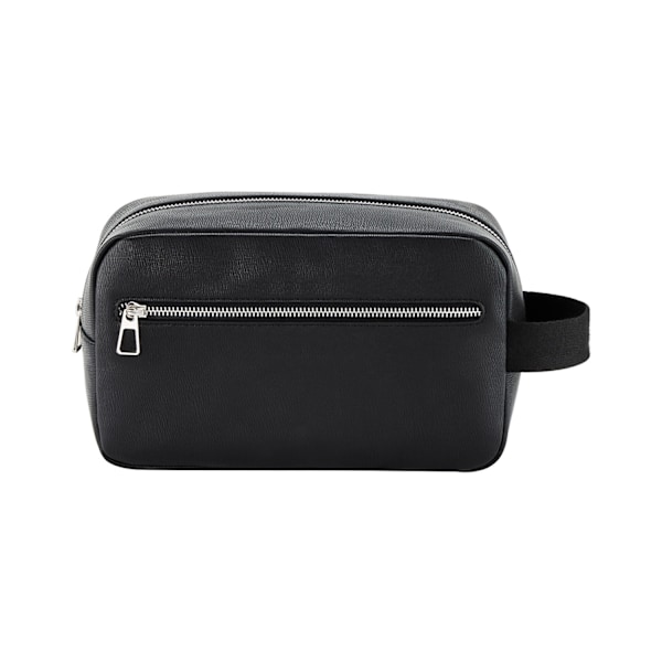 Quadra Tailored Luxe PU Wash Bag One Size Svart Black One Size