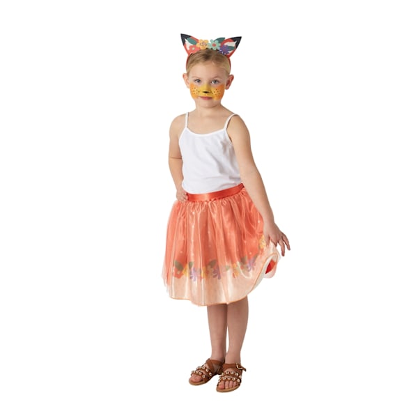 Bristol Novelty Barn/Barn Fox Tutu Kjole Sæt En Størrelse Oran Orange One Size