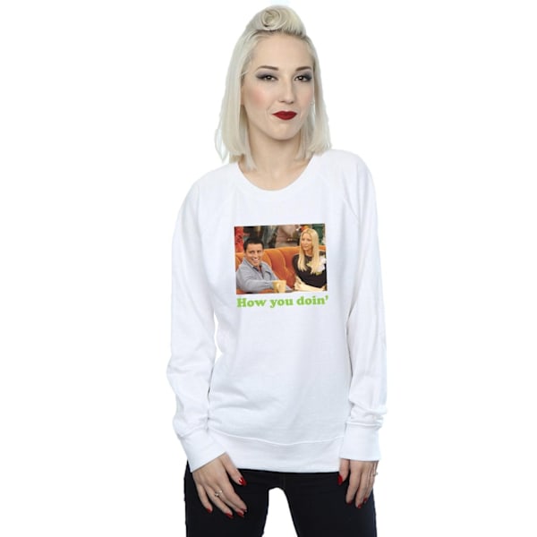 Friends Dam/Kvinnor Hur Mår Du Sweatshirt XXL Vit White XXL