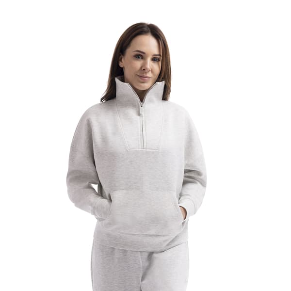 Trespass Jean Half Zip-tröja för dam, L, Gråmelerad Grey Marl L