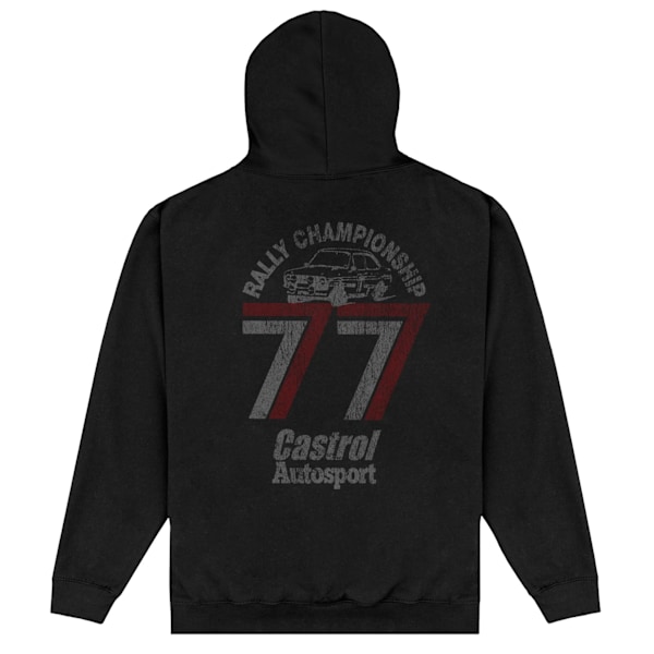 Castrol Unisex Vuxen 1977 Hoodie L Svart Black L