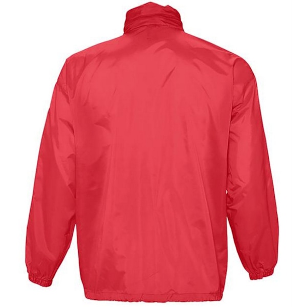 SOLS Unisex Surf Windbreaker Lättviktsjacka S Röd Red S