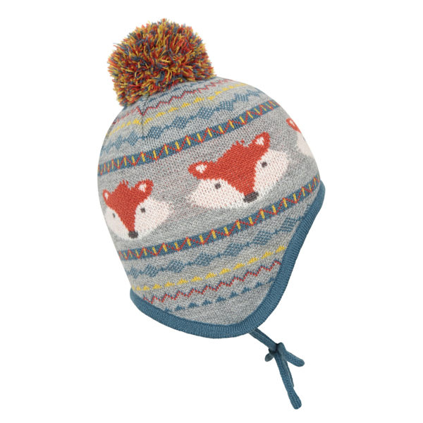 Mountain Warehouse Barn/Barn Fox Trapper Hat En Storlek Grå Grey/Blue/Orange One Size