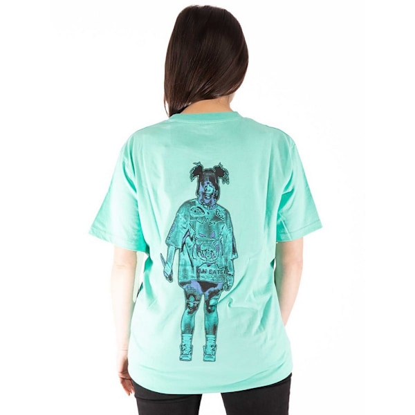 Billie Eilish Unisex Neon Logo T-shirt L Blå Blue L