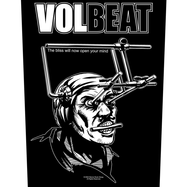 Volbeat Open Your Mind Patch One Size Svart/Vit Black/White One Size