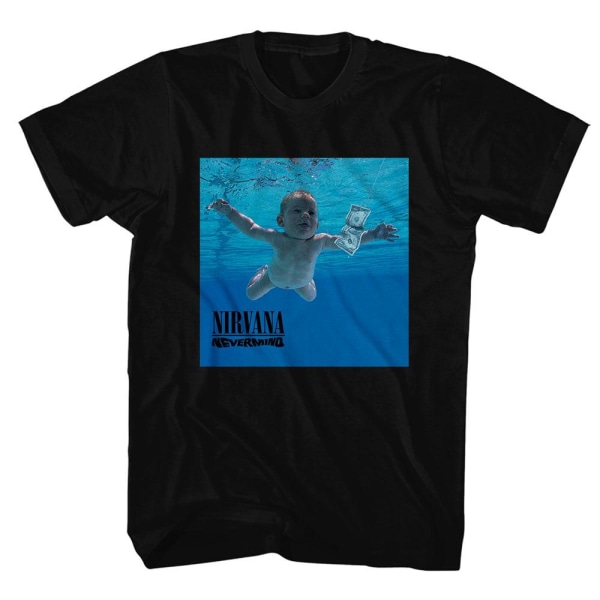 Nirvana Unisex Vuxen Nevermind Album T-Shirt XXL Svart Black XXL
