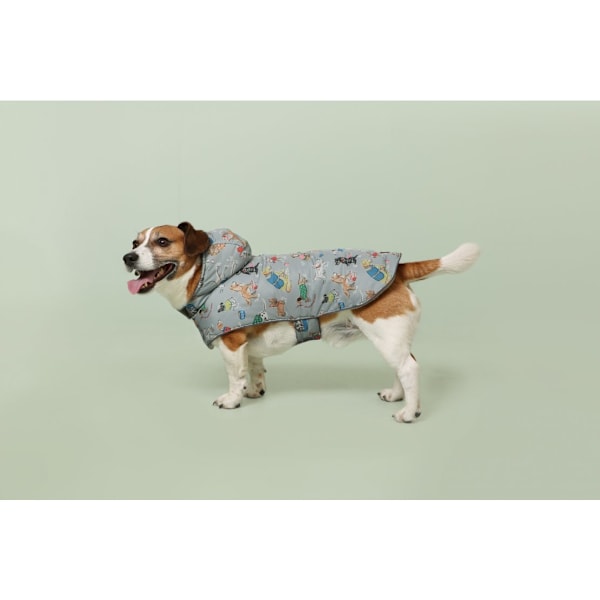 Cath Kidston Hundregnjacka med Fleece Inner och Läder Label X Multicoloured XS