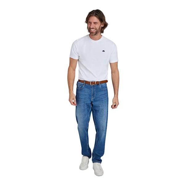Raging Bull Herr Regular Jeans 40R Ljus Denim Light Denim 40R