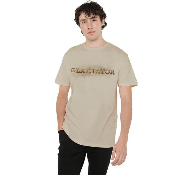 Gladiator Herr Logotyp T-shirt XL Sand Sand XL