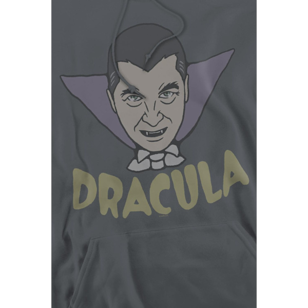 Universal Monsters Herr Careful I Bite Dracula Hoodie XL Charco Charcoal XL