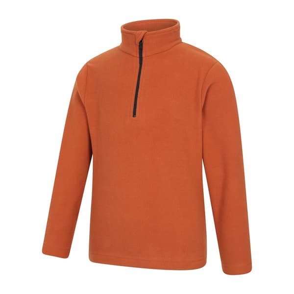 Mountain Warehouse Barn/Barn Camber II Halv Dragkedja Fleecejacka Rust 13 Years