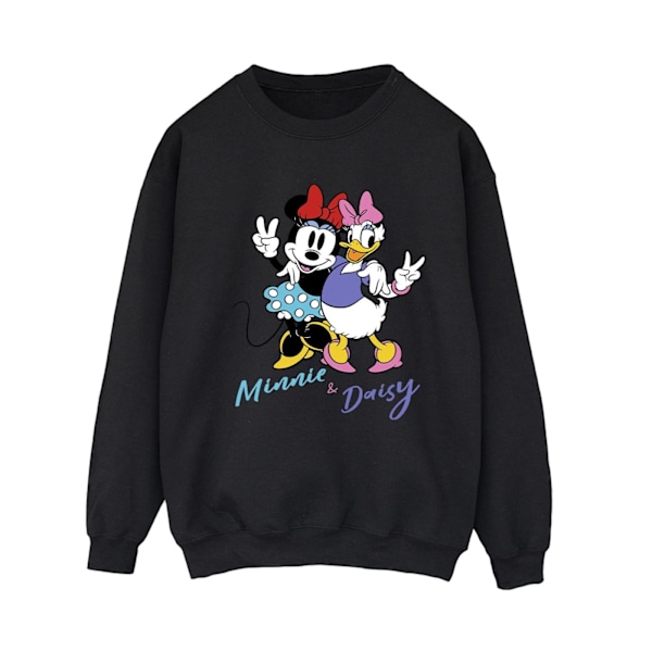 Disney Dam/Kvinnor Minnie Mouse Och Daisy Sweatshirt L Sports Sports Grey L