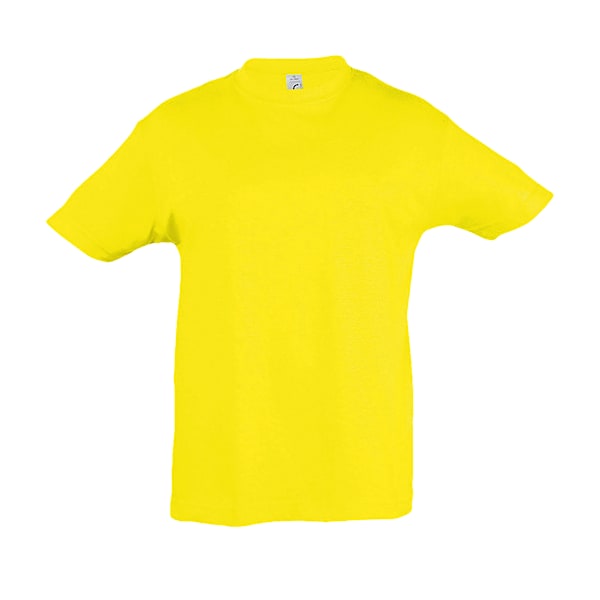 SOLS Kids Regent T-shirt med korta ärmar 4 år Citron Lemon 4yrs