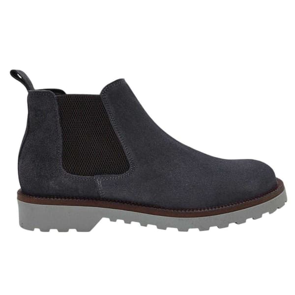 Nicholas Deakins Herr Republic Suede Flat Chelsea Boots 8 UK Grå Grey 8 UK