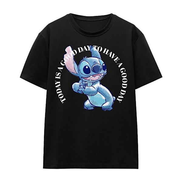 Lilo & Stitch Unisex Vuxen Good Day T-Shirt XL Svart Black XL