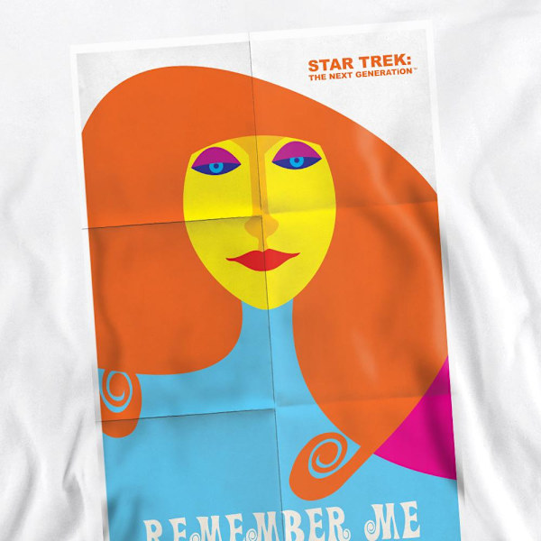 Star Trek Unisex Vuxen The Next Generation Säsong 4 Avsnitt 5 S White XL