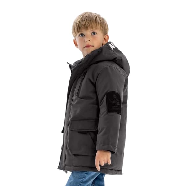 Minoti Barn/Barn Utility Isolerad Parkas 7-8 År Kol Charcoal 7-8 Years