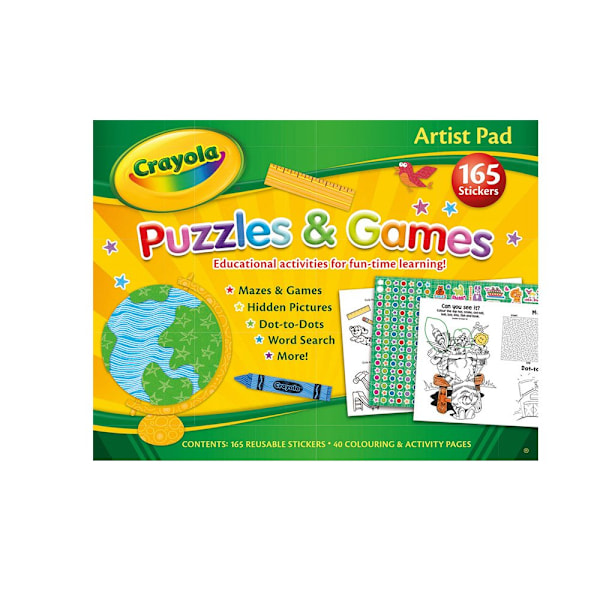 Crayola Aktivitetsblock One Size Gul/Grön Yellow/Green One Size