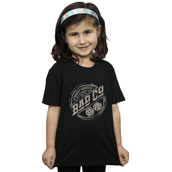 Bad Company Girls Straight Shooter Bomull T-shirt 12-13 år B Black 12-13 Years