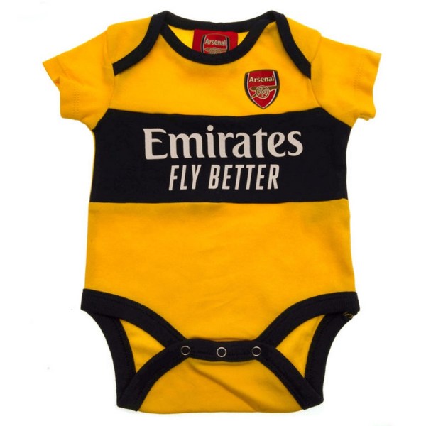Arsenal FC Baby (2-pack) 9-12 månader Röd/Gul Red/Yellow 9-12 Months