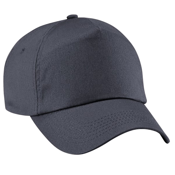 Beechfield Unisex Original 5-Panel Baseballkeps (2-pack) Graphite Grey One Size