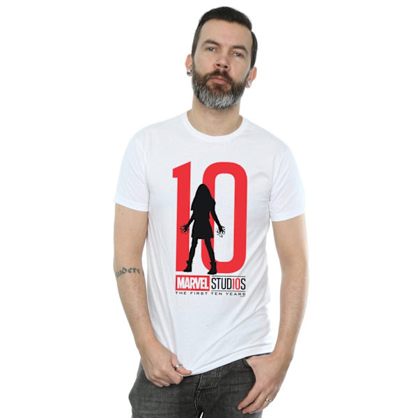 Marvel Studios Herr 10 år Scarlet Witch T-shirt M Vit White M
