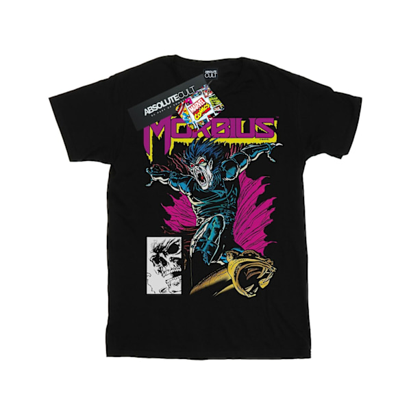 Marvel Comics Girls Morbius Midnight Sons Bomull T-shirt 9-11 år Black 9-11 Years