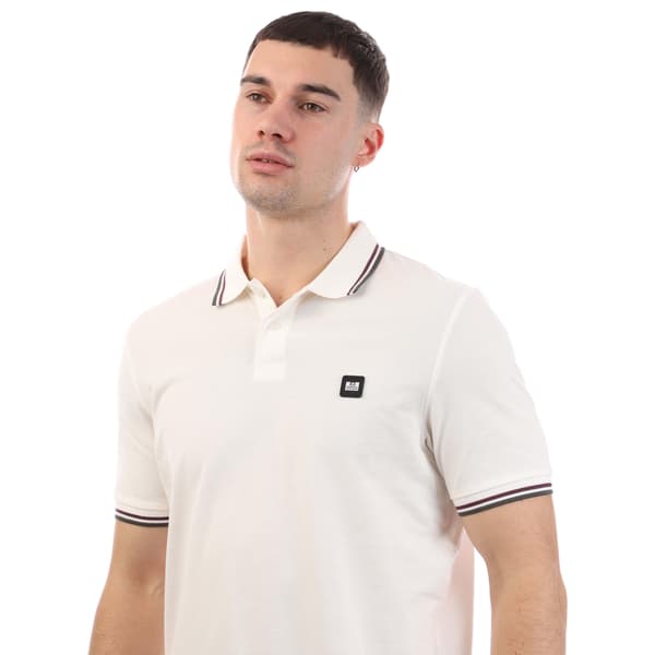 Weekend Offender Vancouver Pikétröja för män M Vit White M