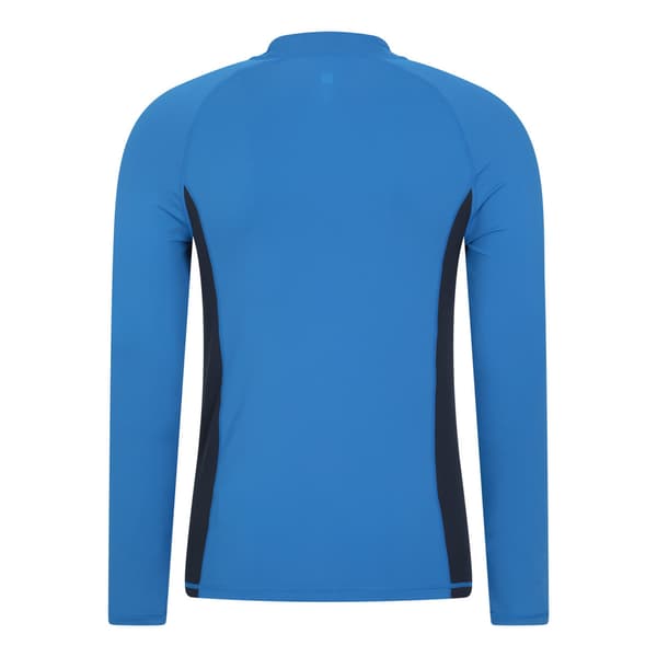 Mountain Warehouse Långärmad Rash Guard för män M Ljusblå Bright Blue M