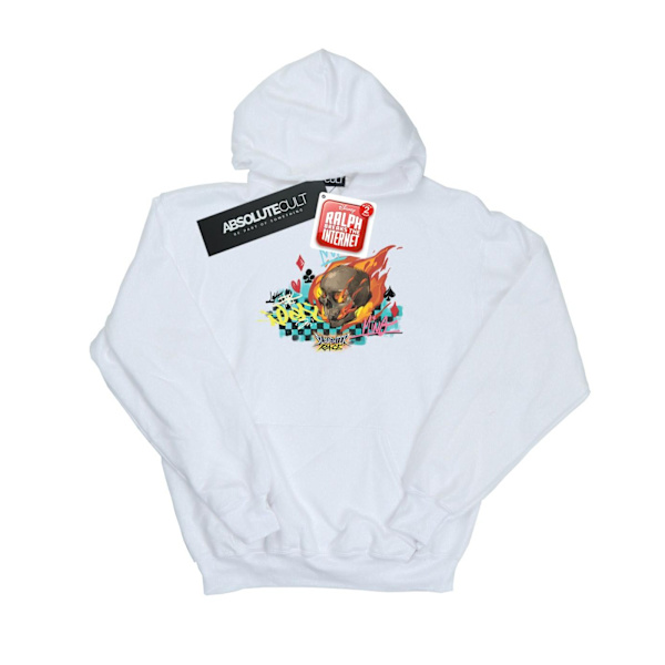 Disney Herr Wreck It Ralph Race Skull Hoodie S Vit White S
