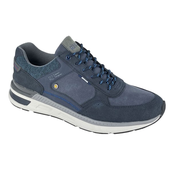 R21 Herr Tvåfärgade Sneakers 8 UK Marinblå Navy Blue 8 UK
