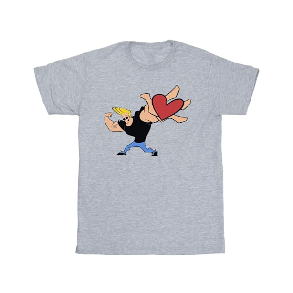 Johnny Bravo Herr Present T-shirt L Sports Grey Sports Grey L