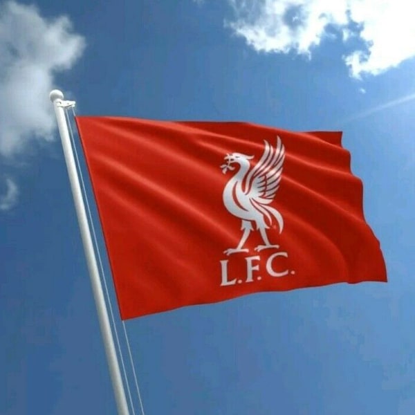 Liverpool FC Flag One Size Röd Red One Size