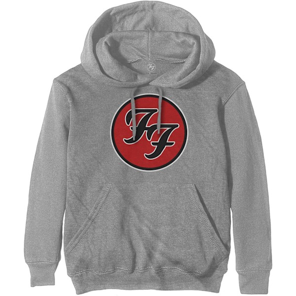 Foo Fighters Unisex Vuxen Logo Hoodie M Grå Grey M