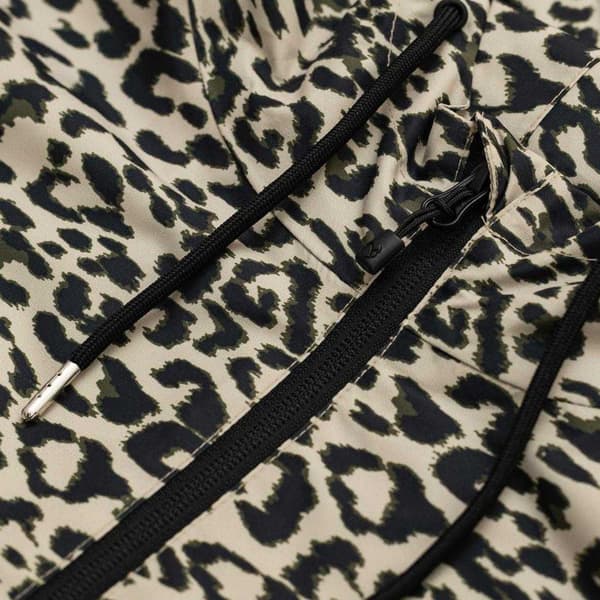 Gelert Dam Leopardmönstrad Vattentät Oversized Jacka Brown/Black 14 UK
