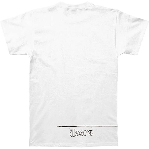 The Doors Unisex Adult Solitary Back Print T-Shirt XXL Vit White XXL