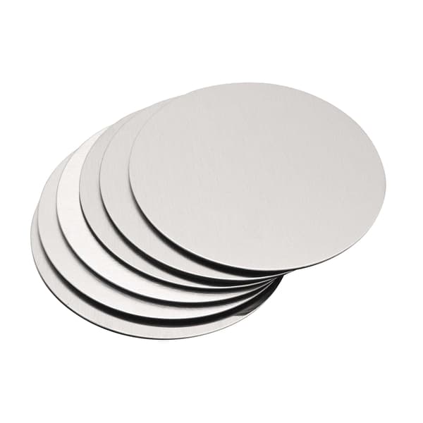 Harvey Makin Underlägg i Rostfritt Stål (6-pack) En Storlek Silver Silver One Size