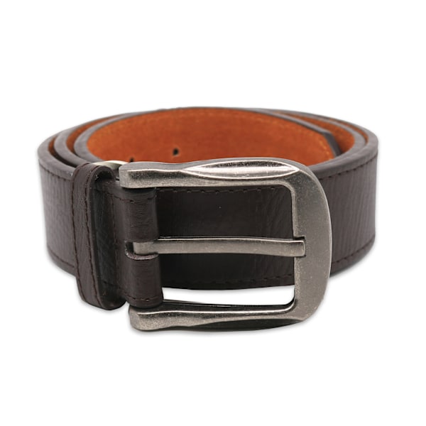 Duke Herrarnas D555 Harrison Bältet i Limmat Läder, Storlek 32, Brun Brown 32