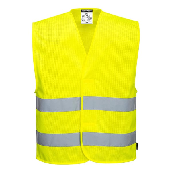 Portwest Mesh Hi-Vis väst S-M gul Yellow S-M