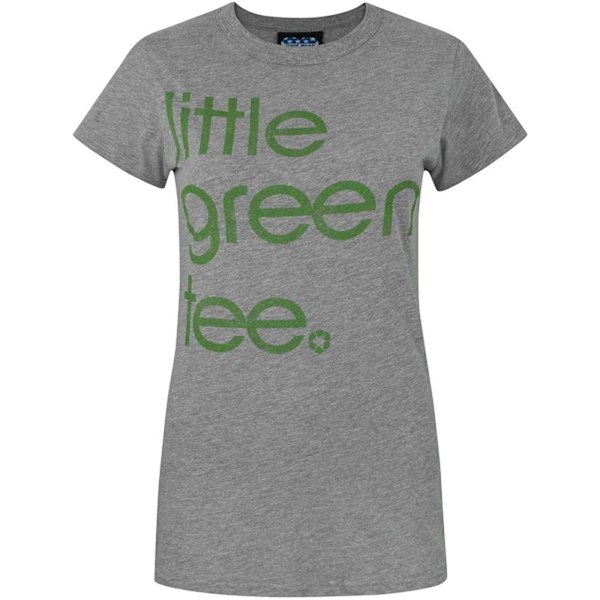 Junk Food Damkläder/Dam Little Green Tee T-shirt S Gråmelerad Grey Marl S