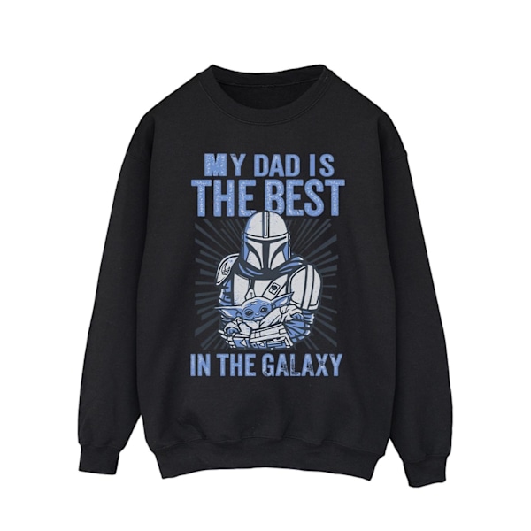 Star Wars Herr Mandalorian Bästa Pappa Sweatshirt L Svart Black L