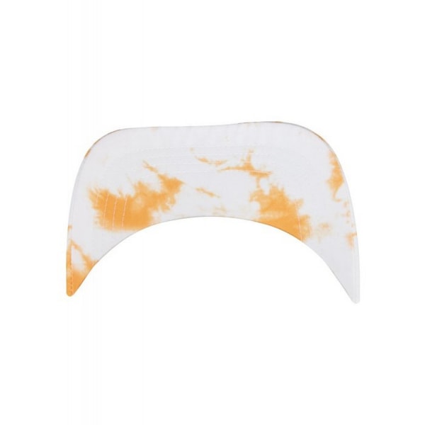 Yupoong Unisex Adult Flexfit Batik Dye Visir Cap One Size Orang Orange/White One Size
