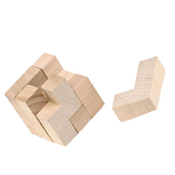 MidOcean Trikesnats Träpussel One Size Trä Wood One Size