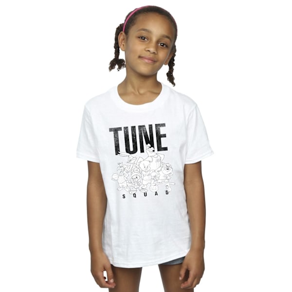 Space Jam: A New Legacy Girls Tune Squad Group Bomull T-shirt 1 White 12-13 Years