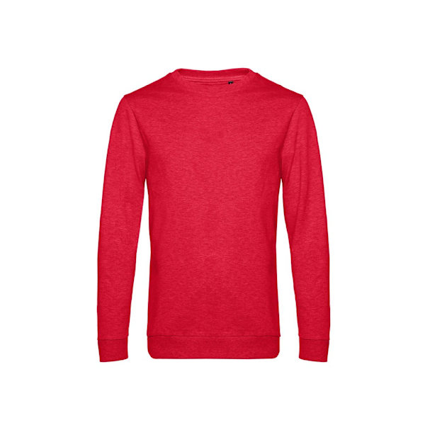 B&C Herr Set In Sweatshirt L Heather Red Heather Red L