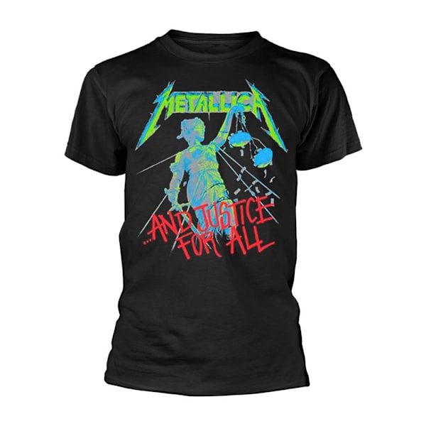 Metallica Unisex Adult And Justice For All Back Print T-Shirt S Black S