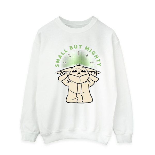 Star Wars The Mandalorian Small But Mighty Grogu Sweatshirt för män White S