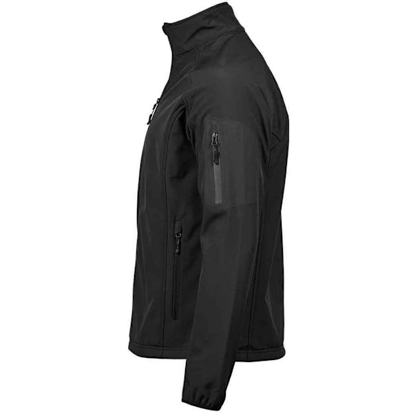 Tee Jays Herr Lättviktig Aktiv Softshell Jacka 4XL Svart Black 4XL