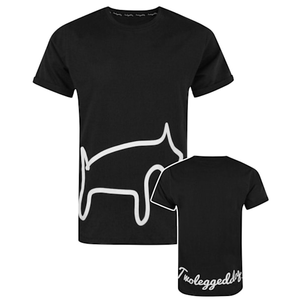 Two Legged Dog Herr Logo T-Shirt XXL Svart Black XXL