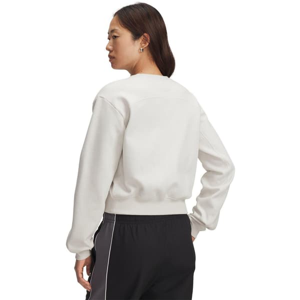 Under Armour Dam Vida Icon Fleece Croppad Tröja L Vit White L